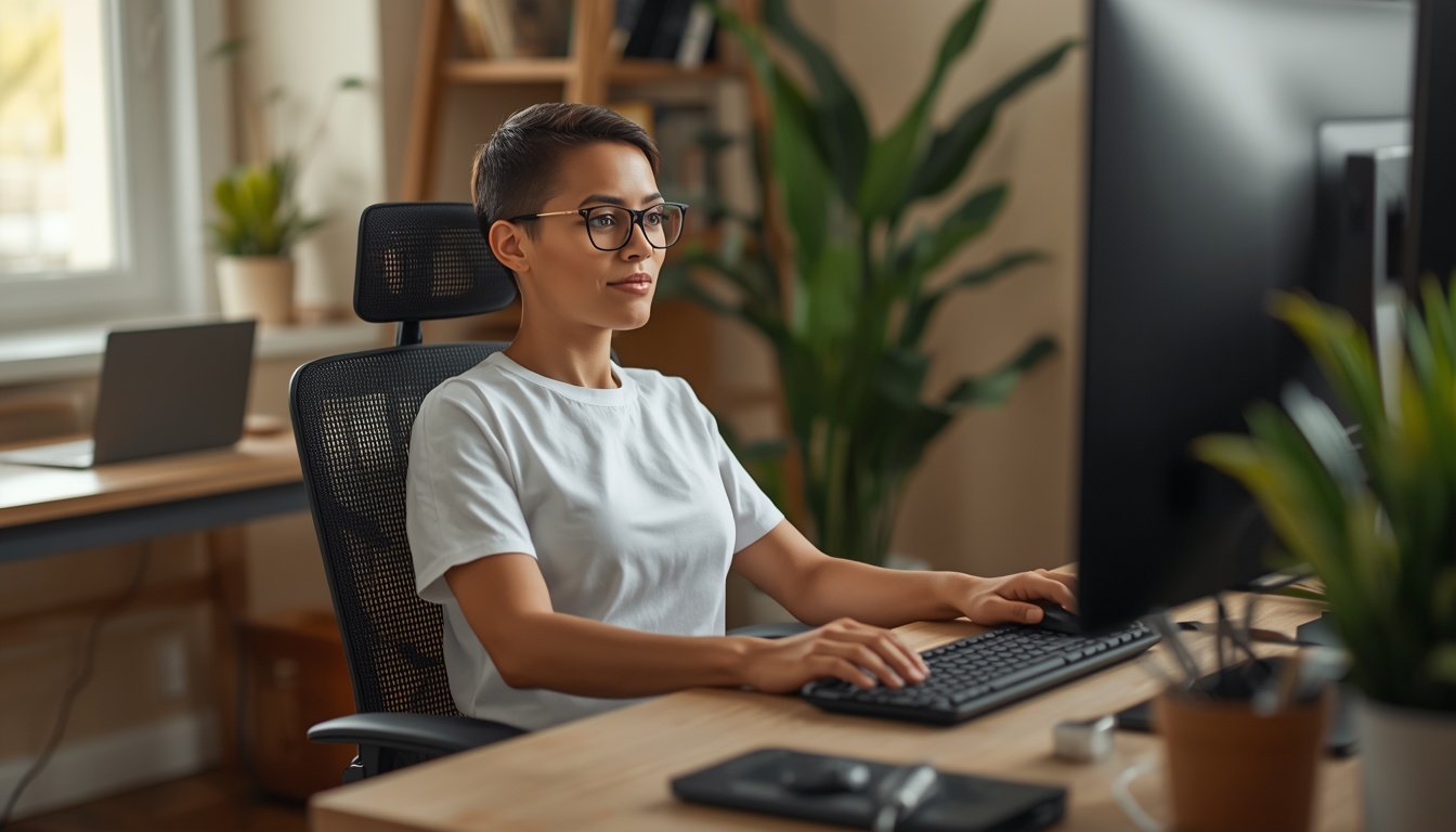 Greenfrscrub ergonomic desk setup coaching